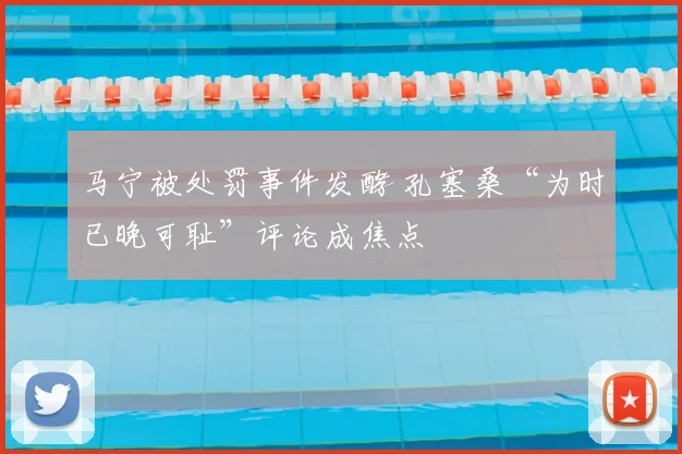 马宁被处罚事件发酵 孔塞桑“为时已晚可耻”评论成焦点