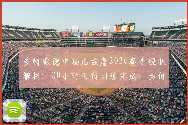 多特蒙德中场厄兹詹2026赛季现状解析：30小时飞行训练完成，为何仅获32分钟出场时间？